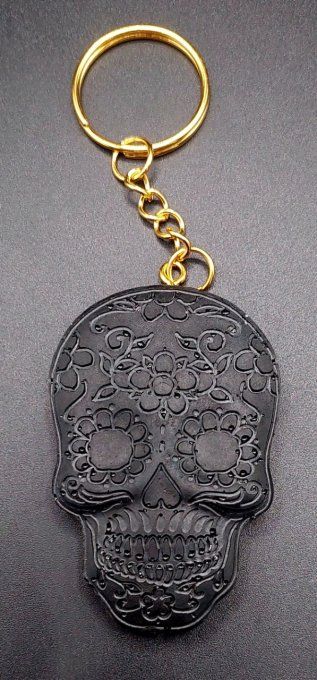 Porte clef Skull noir