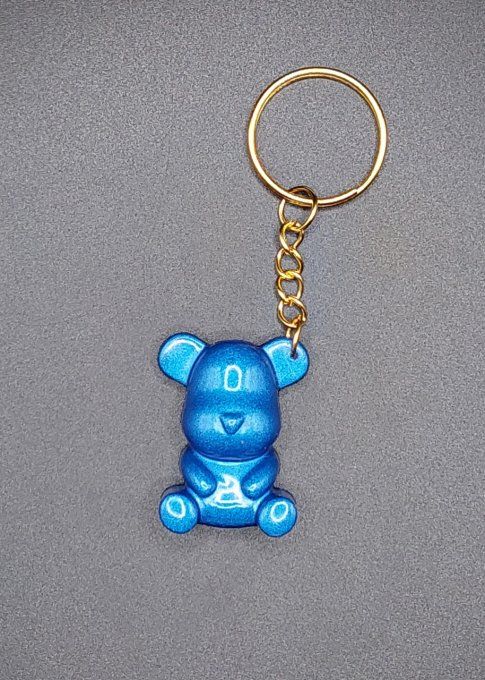Porte clef Bébé ours bleu 
